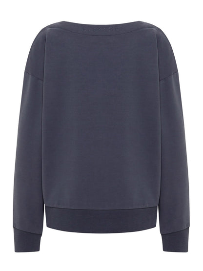 FINLEY - Relaxed fit sweatshirt met reliëfontwerp op de voorkant