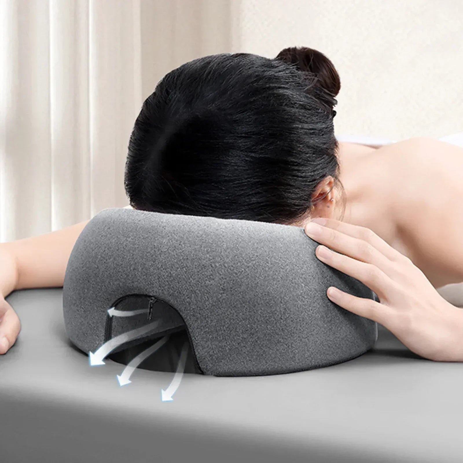 Ergonomisch memory foam kussen voor saloncomfort – CONTOURREST LUXE - Glamorix