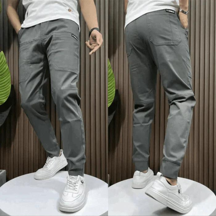 MASON - Slim fit stretch cargo broek voor heren