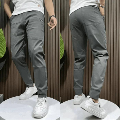 MASON - Slim fit stretch cargo broek voor heren