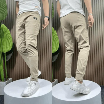 MASON - Slim fit stretch cargo broek voor heren