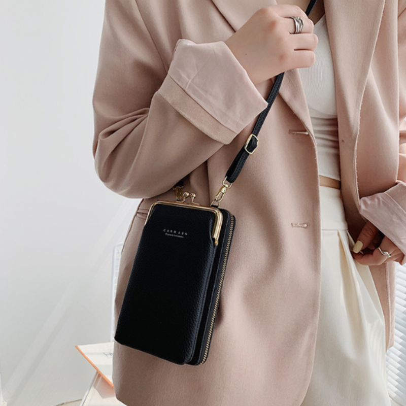 Compact en stijlvol telefoontasje voor dames – Livora PocketEase - Glamorix