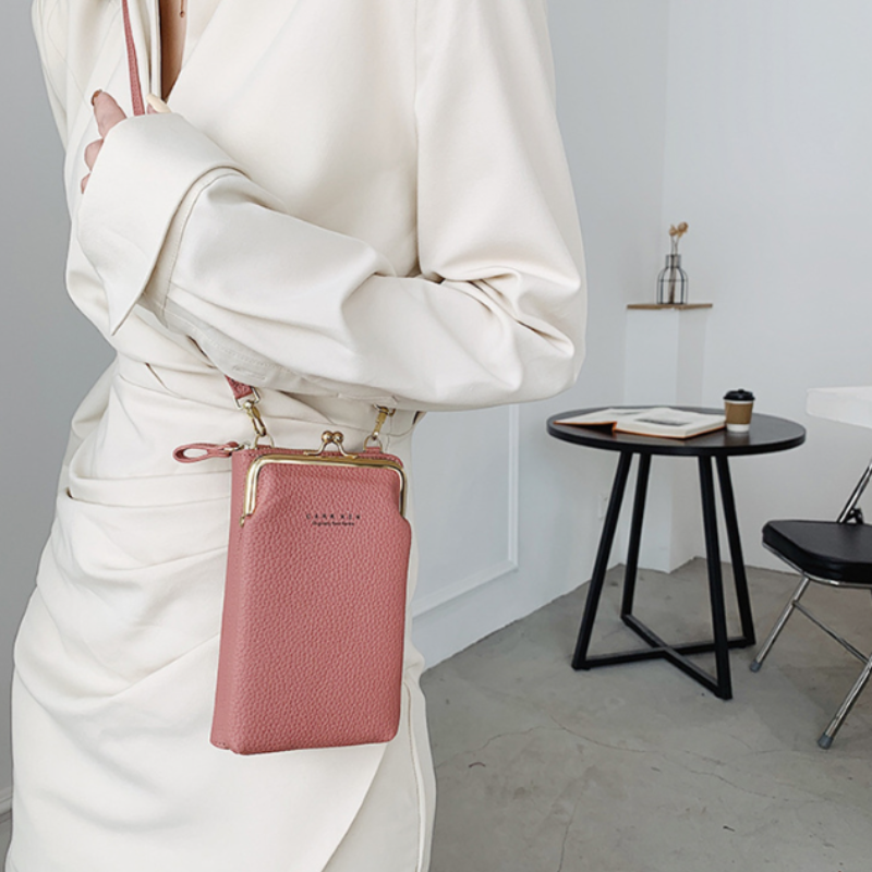 Compact en stijlvol telefoontasje voor dames – Livora PocketEase - Glamorix