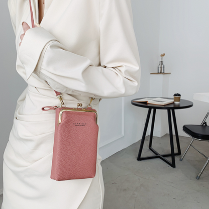 Compact en stijlvol telefoontasje voor dames – Livora PocketEase - Glamorix