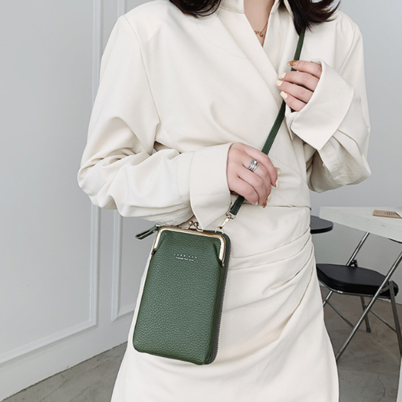 Compact en stijlvol telefoontasje voor dames – Livora PocketEase - Glamorix