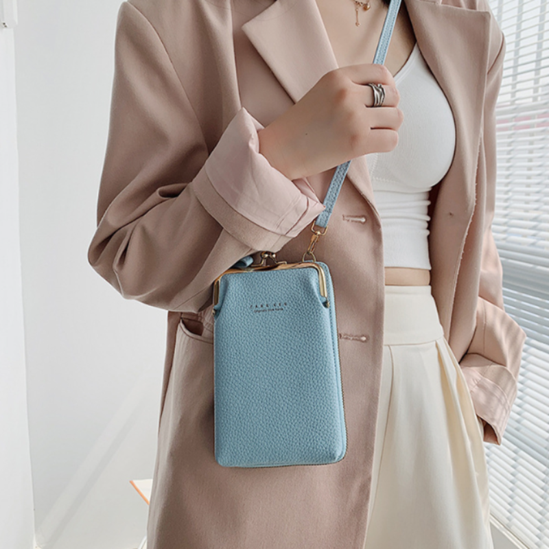 Compact en stijlvol telefoontasje voor dames – Livora PocketEase - Glamorix