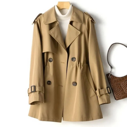 OLIVIA - Lange trenchcoat met tijdloze elegantie