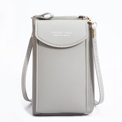 ARIA - Compacte crossbody telefoontas met multi-card houder