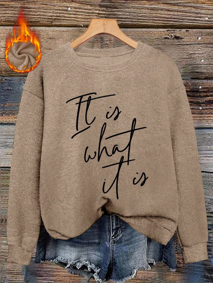 Gebreide Trui – Losse Ronde Hals & Zachte Bewegingsvrijheid - Glamorix