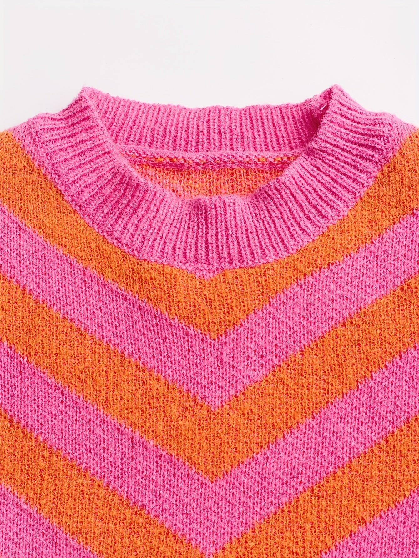 Gebreide trui met ronde hals voor dames – NOVAWEARX - Glamorix