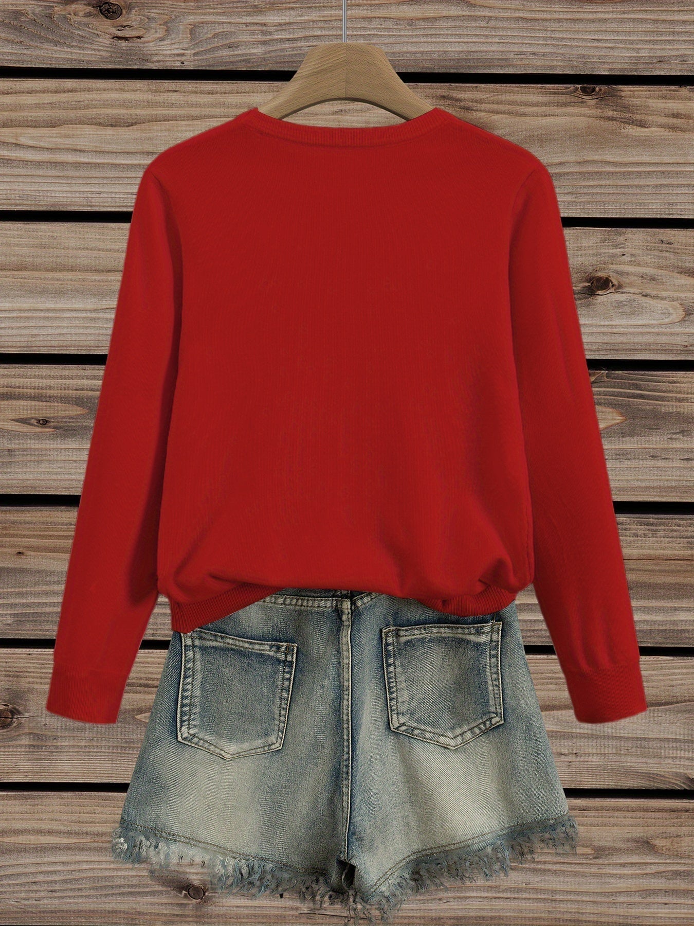 Gebreide trui met pasvorm voor dames rekbare stof – NOVA - Glamorix