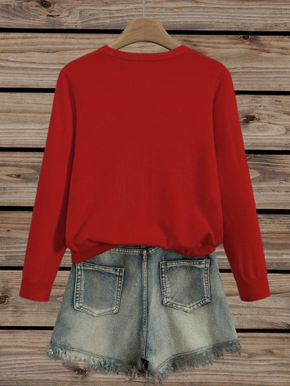 Gebreide trui met pasvorm voor dames rekbare stof – NOVA - Glamorix