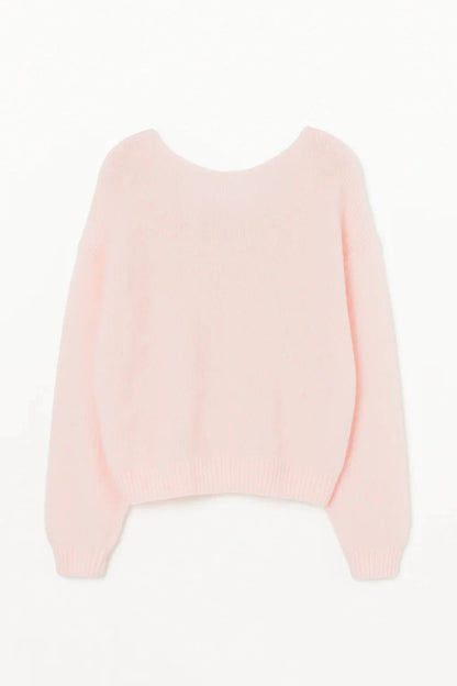 Gebreide Trui – Harige Structuur & Losvallend Model - Glamorix