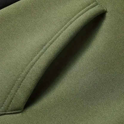 KYLAN - Tweekleurige hoodie met lange mouwen en trekkoord voor heren