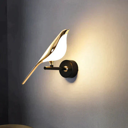 Moderne LED wandlamp in vogelvorm voor sfeervolle accenten – LUMAVI BirdLight - Glamorix