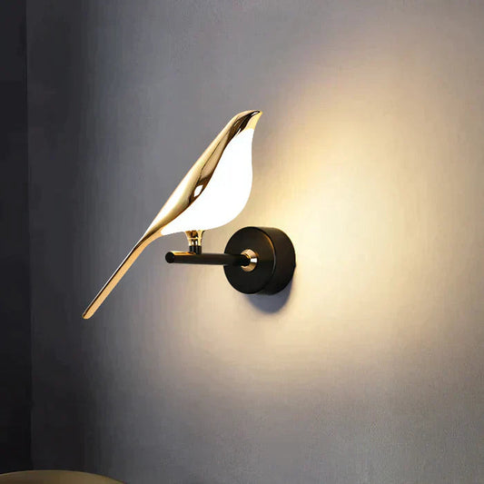 Moderne LED wandlamp in vogelvorm voor sfeervolle accenten – LUMAVI BirdLight - Glamorix