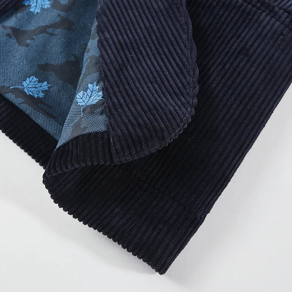 JULIAN - Corduroy blazer met gebloemde voering voor heren