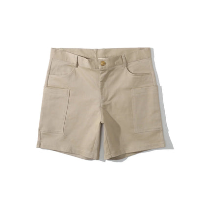 Heren cargo short met rechte pijpen en functionele zakken – TORREN CARGOSHORT - Glamorix