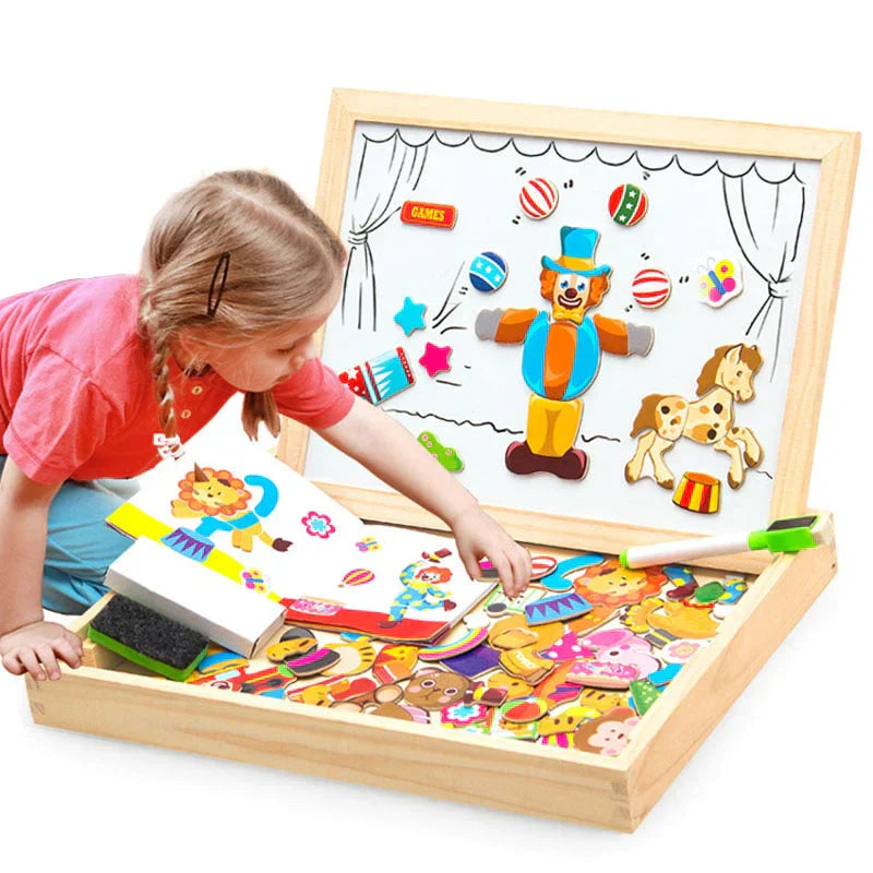 CreatiBoard – Magnetisch Teken- en Puzzelbord voor Kinderen