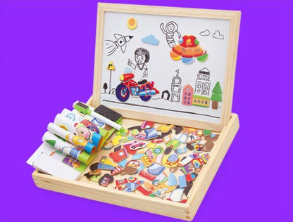 CreatiBoard – Magnetisch Teken- en Puzzelbord voor Kinderen
