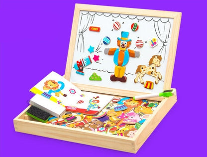 CreatiBoard – Magnetisch Teken- en Puzzelbord voor Kinderen