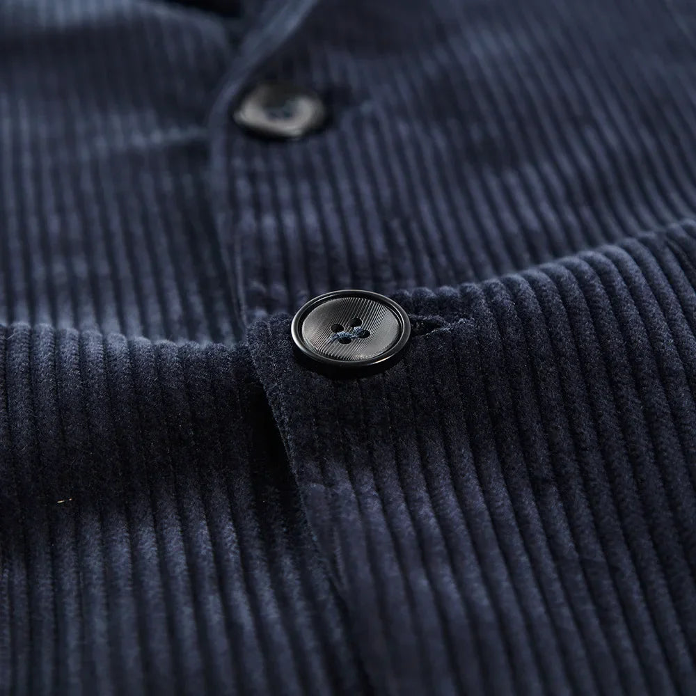 JULIAN - Corduroy blazer met gebloemde voering voor heren