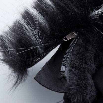 EMIL - Abrigo de invierno con capucha y forro de piel sintética para hombre - Glamorix