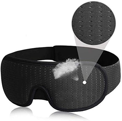 Zachte slaapmasker van ademende stof voor diepe rust – DREAMBLOCK SOFT - Glamorix