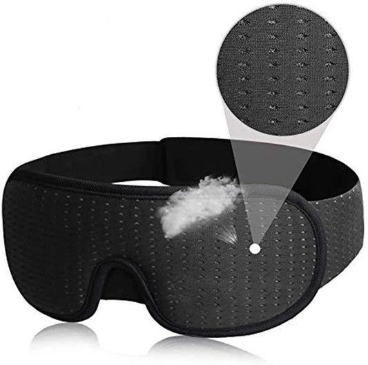 Zachte slaapmasker van ademende stof voor diepe rust – DREAMBLOCK SOFT - Glamorix