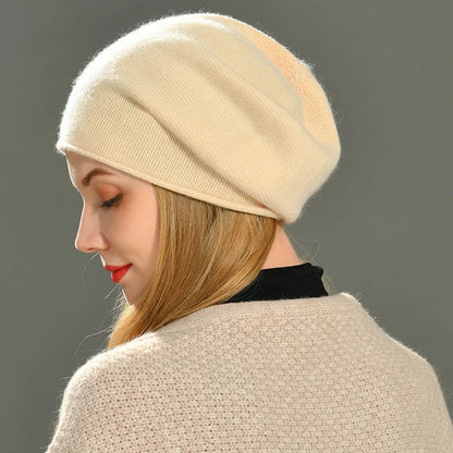 YASMINE – Gebreide dames beanie met zachte fit - Glamorix