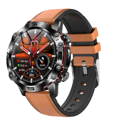 Gezondheidssmartwatch met ECG, bloedsuiker- en bloeddrukmeting – VITALTRACK PRO - Glamorix
