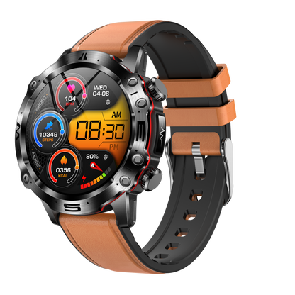 Gezondheidssmartwatch met ECG, bloedsuiker- en bloeddrukmeting – VITALTRACK PRO - Glamorix