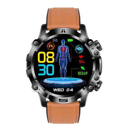 Gezondheidssmartwatch met ECG, bloedsuiker- en bloeddrukmeting – VITALTRACK PRO - Glamorix