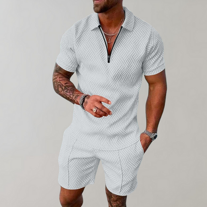 SUNSET STYLE – Stijlvolle Tweedelige Zomerset voor Mannen