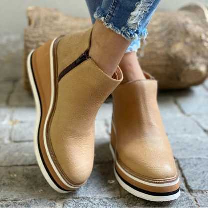 ALASKA - Casual Slip-On Wedge Laarsjes voor Comfort en Stijl