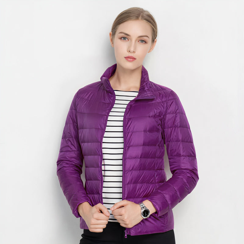 ILSE - Chaqueta ligera de plumón estilo Urban Chic para mujeres - Glamorix