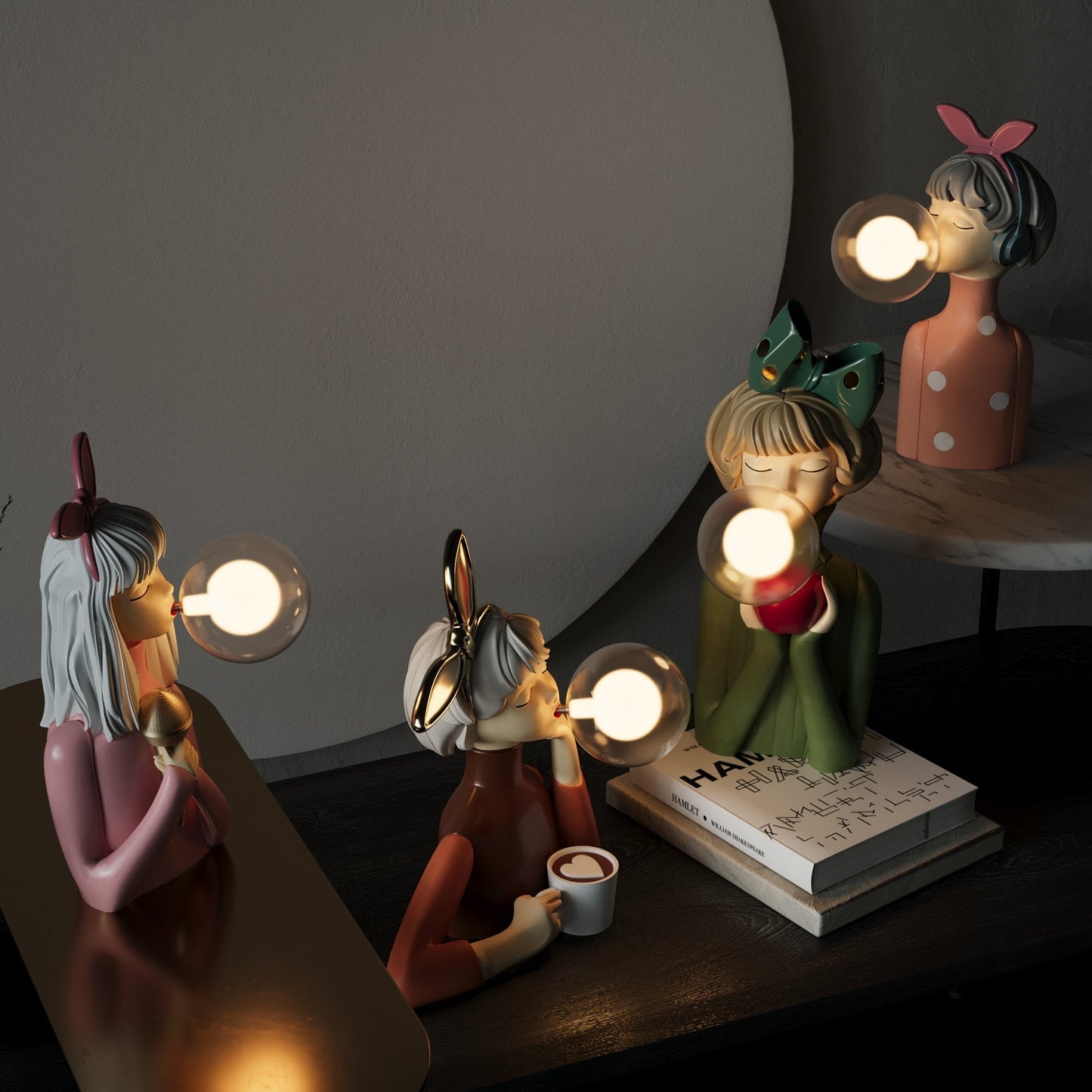 Ambachtelijk vervaardigde design tafellamp met elegante afwerking – LUMERIA ArtisanGlow - Glamorix