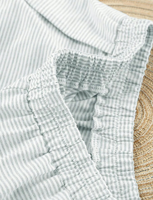 Tweedelige dames set met streepdessin en relaxte pasvorm – NAYLA STRIPESET - Glamorix