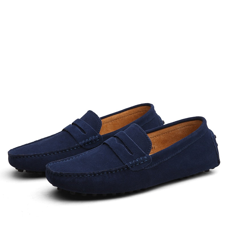 LEON - Casual suède loafers voor heren met klassieke elegantie