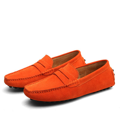 LEON - Casual suède loafers voor heren met klassieke elegantie