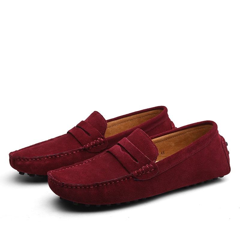 LEON - Casual suède loafers voor heren met klassieke elegantie