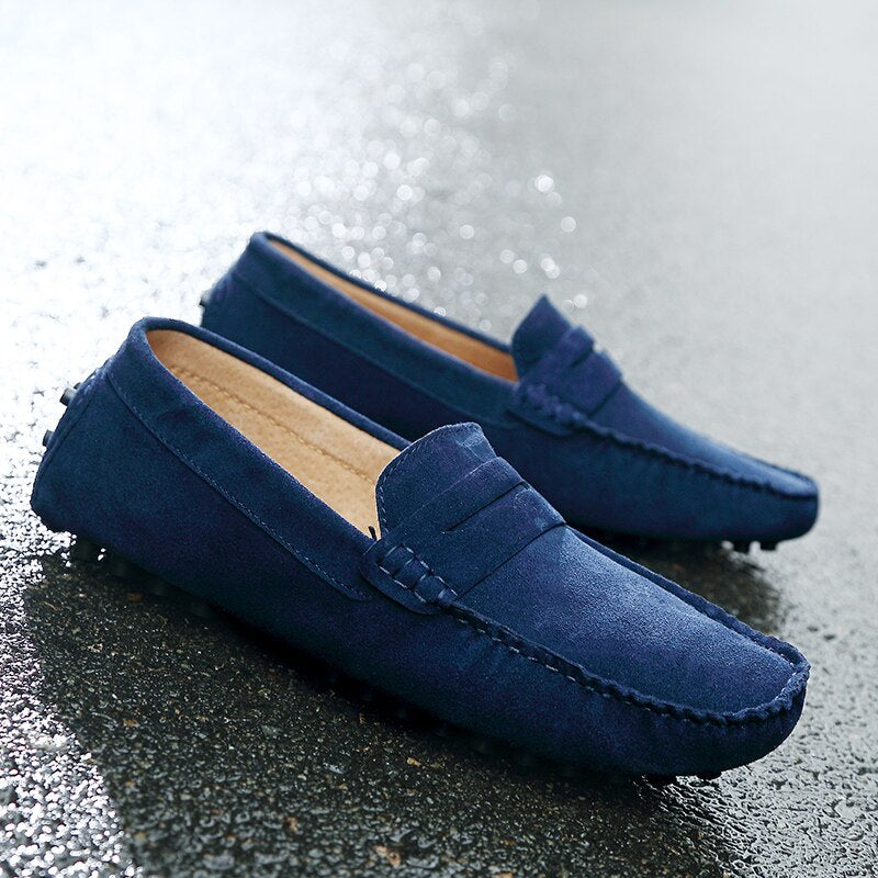 LEON - Casual suède loafers voor heren met klassieke elegantie