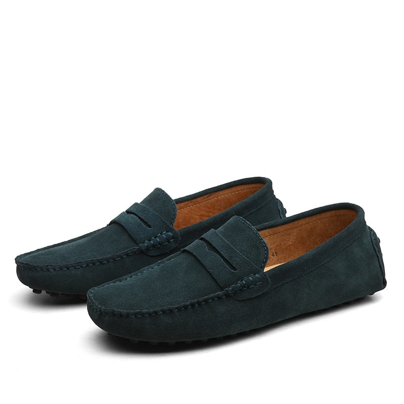 LEON - Casual suède loafers voor heren met klassieke elegantie