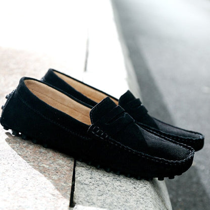 LEON - Casual suède loafers voor heren met klassieke elegantie