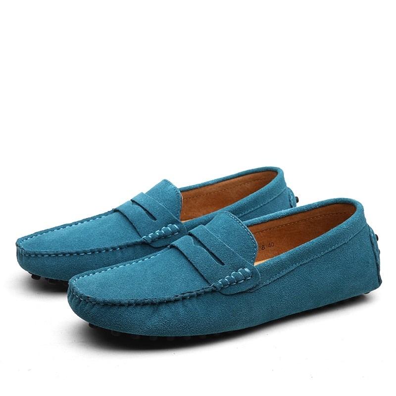 LEON - Casual suède loafers voor heren met klassieke elegantie