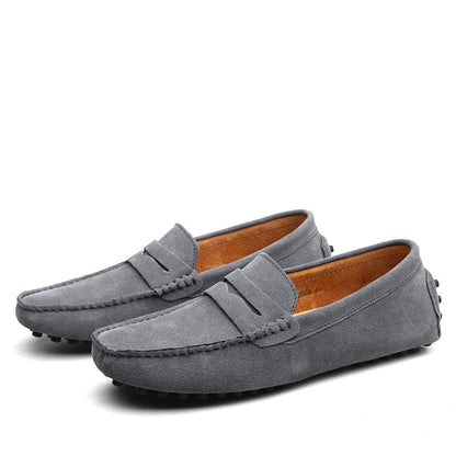 LEON - Casual suède loafers voor heren met klassieke elegantie