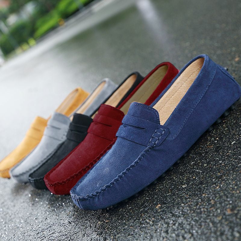 LEON - Casual suède loafers voor heren met klassieke elegantie