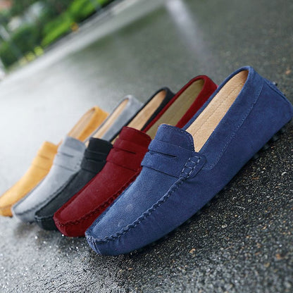 LEON - Casual suède loafers voor heren met klassieke elegantie