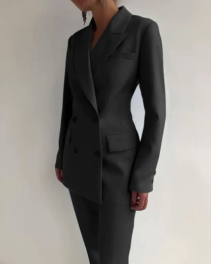 ISABELLA – Luxueuze blazer en broek set voor dames