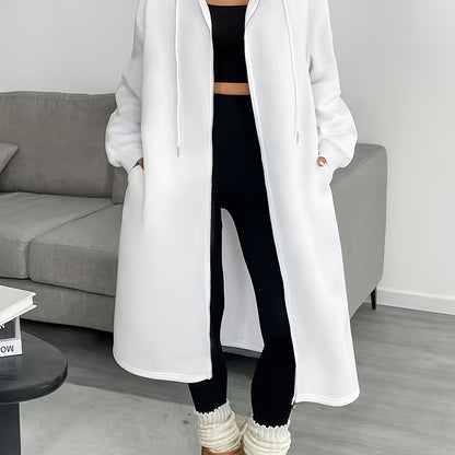 Capuchonjas met rits en knoopsluiting – NOVAQUANTIS - Glamorix